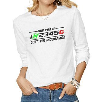 Funny Sportbike Gift For Men Women Motorcycle Riders Lovers Women Graphic Long Sleeve T-shirt - Seseable