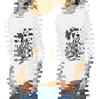 My Heart Is On That Field Soccer Leopard Soccer Mom Women Long Sleeve T-shirt | Mazezy