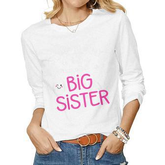 Kids Expecting Family Matching Easter Outfits Set Big Sister Women Long Sleeve T-shirt | Mazezy