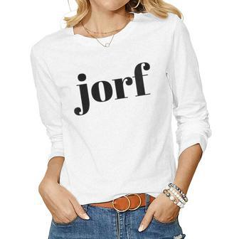 Womens Jorf  Funny Jury Duty Trial Attorney Juror Judge  Women Graphic Long Sleeve T-shirt