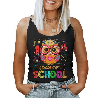 100Th Day Of School Owl Shirt Teacher Student Kids Women Tank Top | Mazezy