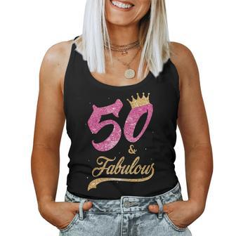 Womens 50 And Fabulous 1969 50Th Birthday For Women Women Tank Top | Mazezy