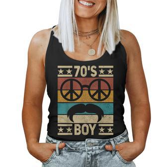 70S Boy 1970S Fashion Theme Party Outfit Seventies Costume Women Tank Top | Mazezy