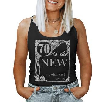 70Th Birthday Shirt - Seventy Years Old Joke And Gag Women Tank Top | Mazezy