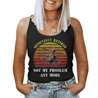 Air Force Academy Helicopter Husband Proud Air Force Retired Women Tank Top | Mazezy