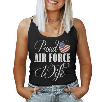 Air Force Wife Proud Air Force Wife T Women Tank Top | Mazezy