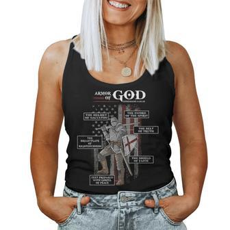 Armor Of God Ephesians Bible Verse Cool Religious Christian Women Tank Top Basic Casual Daily Weekend Graphic - Seseable