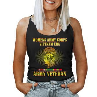 Army Corps Vietnam Era Veteran Mother Day Gift Women Tank Top Basic Casual Daily Weekend Graphic - Seseable