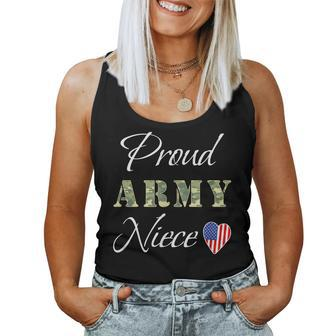 Army Niece Proud Army Niece Of Soldier Uncle Aunt Women Tank Top | Mazezy