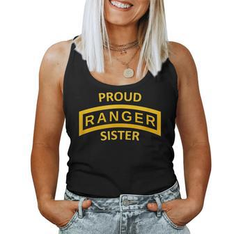 Army Ranger Tab Ranger School Proud Sister Women Tank Top | Mazezy