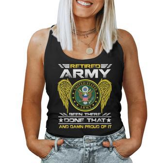 Army Retired Military Us Army Retirement Women Tank Top | Mazezy