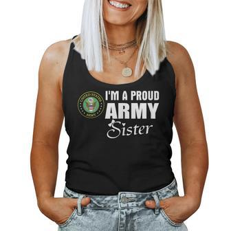 Army Sister Proud Army Sister Deployment Women Tank Top | Mazezy