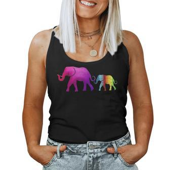 Autism Elephant For Mom Autism Awareness Day Gift Women Tank Top Basic Casual Daily Weekend Graphic - Seseable