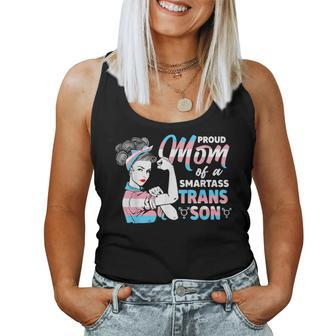 Awesome Proud Unbreakable Trans Mom Pride Lgbt Awareness Women Tank Top Basic Casual Daily Weekend Graphic - Thegiftio UK