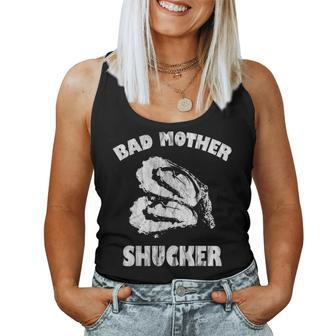 Bad Mother Shucker Funny Oyster Women Tank Top Basic Casual Daily Weekend Graphic - Seseable