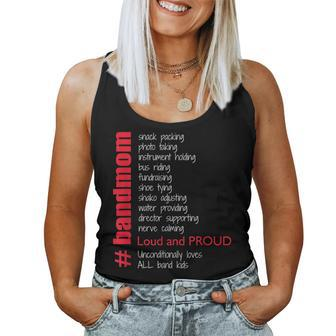 Band Mom Marching Band Short Sleeve Women Tank Top Basic Casual Daily Weekend Graphic - Thegiftio