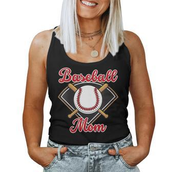 Womens Baseball Mom T-Ball Mom Little League Mom Apparel Women Tank Top | Mazezy