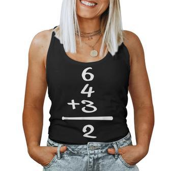Baseball And Softball Pi Day Math Teacher Geek Nerd Women Tank Top | Mazezy