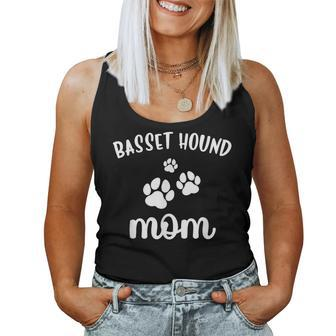 Basset Hound Mom Cute Dog Women Tank Top | Mazezy