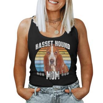 Basset Hound Mom Mama Women Tank Top | Mazezy