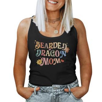 Bearded Dragon Mom Retro Colorful Bearded Dragon Women Tank Top | Mazezy