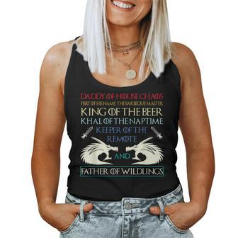 Beer Lovers Of House Chaos Father Of Wildlings Women Tank Top | Mazezy