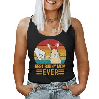 Best Bunny Mom Ever Rabbit Bunny Women Tank Top Basic Casual Daily Weekend Graphic - Thegiftio UK