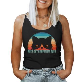 Best Cat Godfather Ever Cat Dad Fathers Day Women Tank Top | Mazezy
