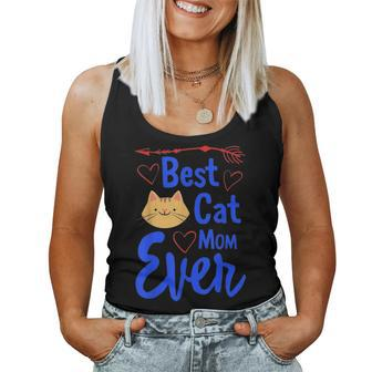 Best Cat Mom Ever Mothers Day Gift Cute Animal Kitten Women Women Tank Top Basic Casual Daily Weekend Graphic - Seseable