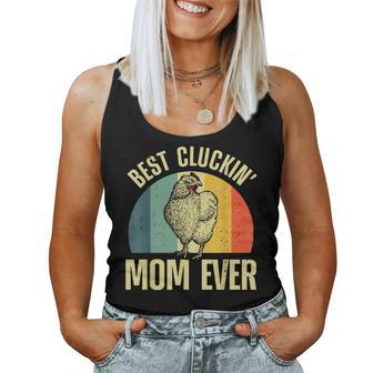 Best Chicken Mom For Women Girls Cluckin Farm Chicken Lovers Women Tank Top Basic Casual Daily Weekend Graphic - Seseable