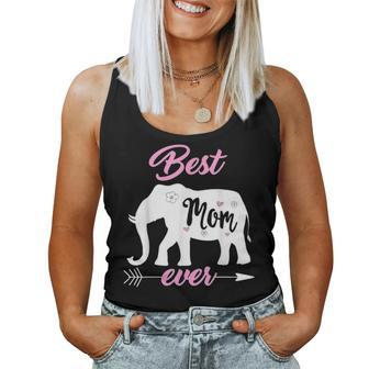 Best Mom Ever Elephant Mothers Day Gift Women Grandma Mama 4052 Women Tank Top Basic Casual Daily Weekend Graphic - Seseable