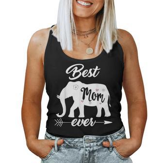 Best Mom Ever Elephant Mothers Day Gift Women Grandma Mama Women Tank Top Basic Casual Daily Weekend Graphic - Seseable