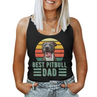 Best Pitbull Dad Cute Dog Lover Christmas Women Tank Top | Mazezy