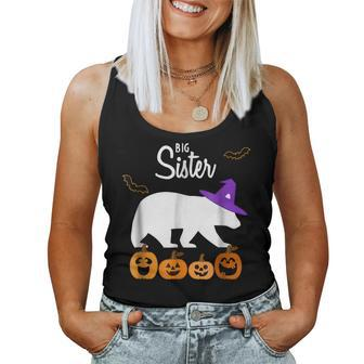 Big Sister Bear Halloween Matching Family Bears Women Tank Top | Mazezy