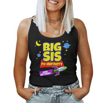 Big Sister Forever Infinity And Beyond Big Sis Women Girls Women Tank Top | Mazezy