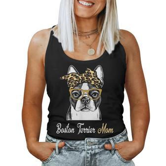 Birthday And Mothers Day Gift-Boston Terrier Mom Women Tank Top Basic Casual Daily Weekend Graphic - Thegiftio UK