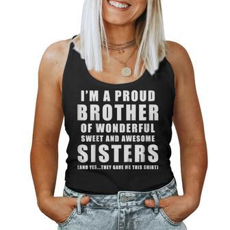 Birthday Younger Brother From Sister - T-Shirt Women Tank Top | Mazezy