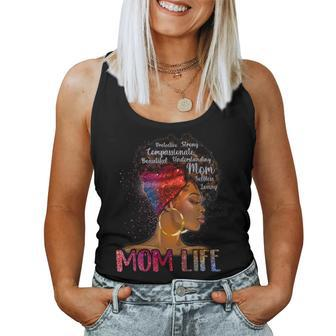 Black Woman Dope Mom Life African American Women Tank Top | Mazezy