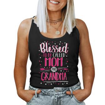Blessed To Be Called Mom Grandma Great Grandma Women Tank Top | Mazezy