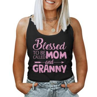 Blessed To Be Called Mom And Granny Mother’S Day 2023 Nana Women Tank Top | Mazezy