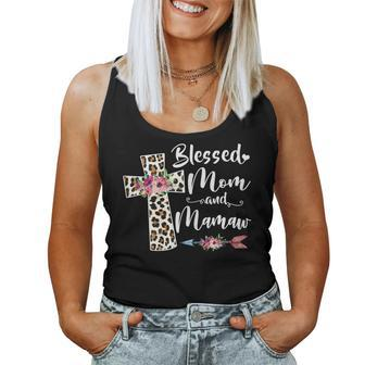 Blessed To Be Called Mom And Mamaw Women Tank Top | Mazezy