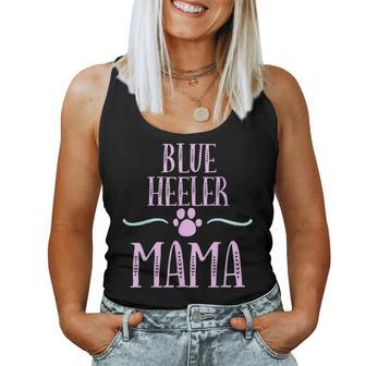 Blue Heeler Mama Funny Dog Lovers Mom Women Girls Cute Gift Women Tank Top Basic Casual Daily Weekend Graphic - Seseable