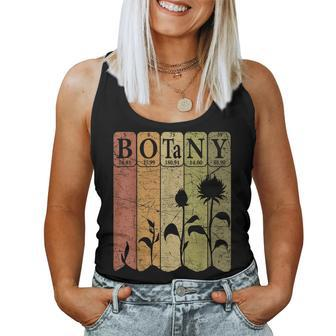 Botany Periodic Table Elements Plant Lover Botanical Women Tank Top | Mazezy
