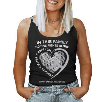 Brain Cancer Awareness Gifts Products Men Women Brain Cancer Women Tank Top Basic Casual Daily Weekend Graphic - Seseable