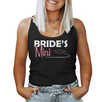 Brides Mini Little Girl Sister Niece Daughter Of The Bride Women Tank Top | Mazezy