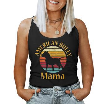 Bully American Mama Mom Bulldog Gift Bull Dog Owner Gifts V2 Women Tank Top Basic Casual Daily Weekend Graphic - Seseable