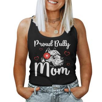 Bully Mom | American Bully Pitbull Dog Owner Women Tank Top Basic Casual Daily Weekend Graphic - Thegiftio UK