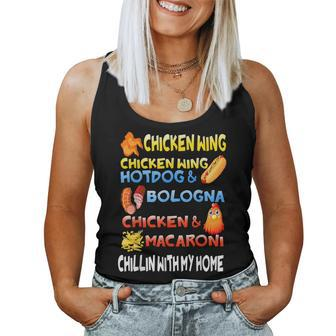 Chicken Wing Chicken Wing Hotdog And Bologna Kids Men Women Tank Top | Mazezy
