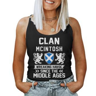 Clan Mcintosh Scottish Family Scotland Mothers Day Fathers Women Tank Top Basic Casual Daily Weekend Graphic - Seseable