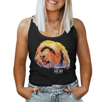 Colorful Havanese Dog Mom For Puppy Lover Mothers Day Gift Women Tank Top Basic Casual Daily Weekend Graphic - Seseable